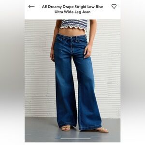 American Eagle Outfitters Dark Blue Flare Jeans